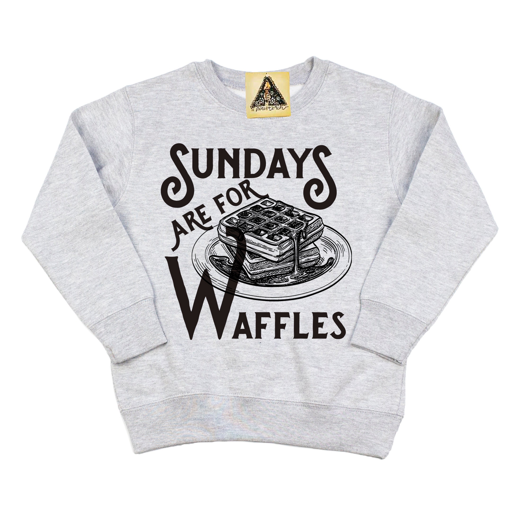 Waffles Pullover Waffles Kids Pullover Sundays Are for - Etsy