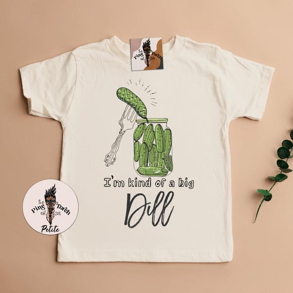 Dill Pickle Kids tee, Pickle Kids Tee, Pickle Theme, Pickle lover, Funny Pickle shirt, I'm a big deal Dill, pickle Baby Gift