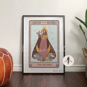 The Mother Tarot framed print, The Mother Tarot Card poster, The Mother Tarot card print, The Mother framed poster