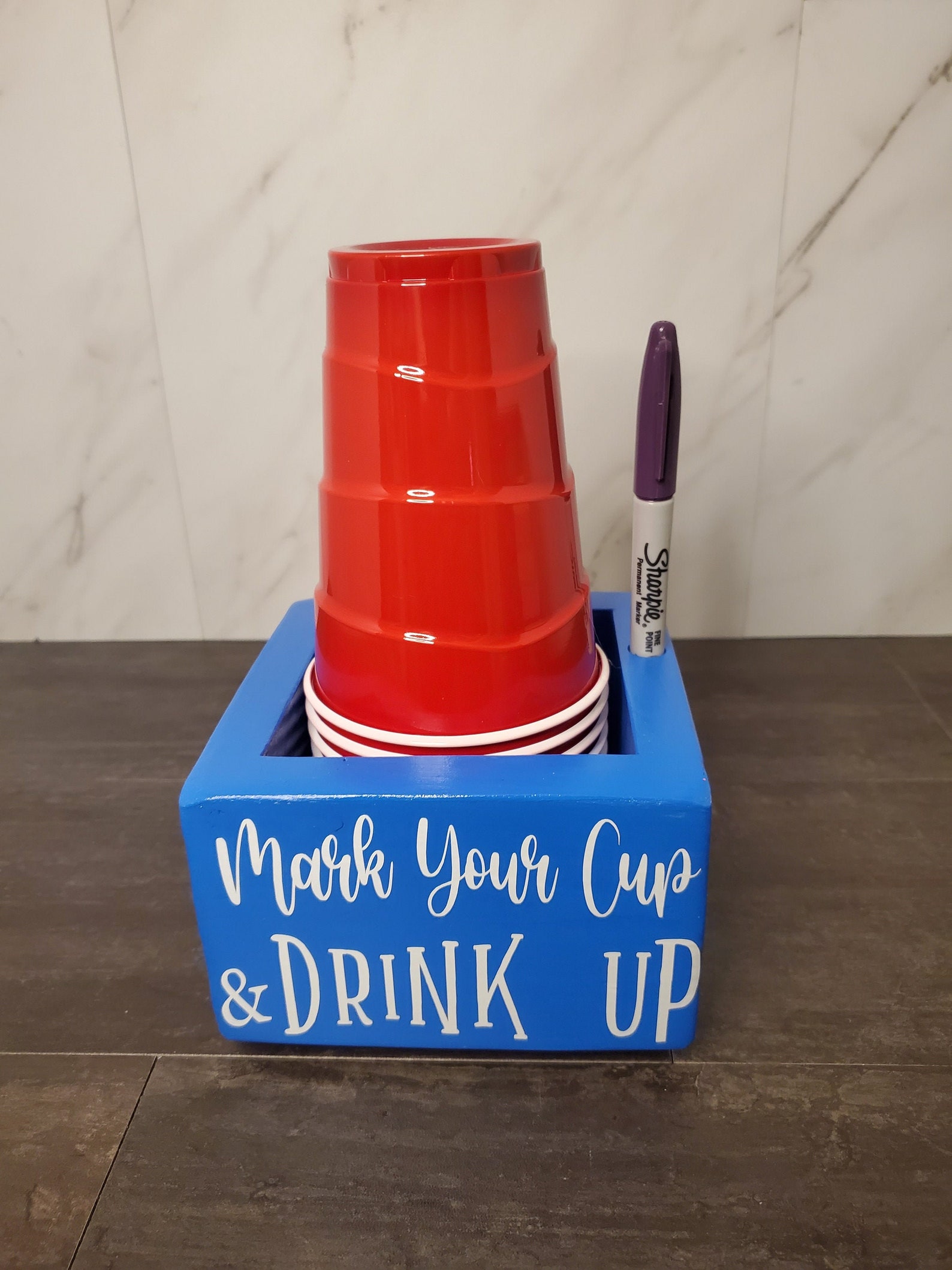 RTS Solo Cup Holder with Marker Party Cup Dispenser Cup Etsy