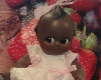 black ceramic dolls