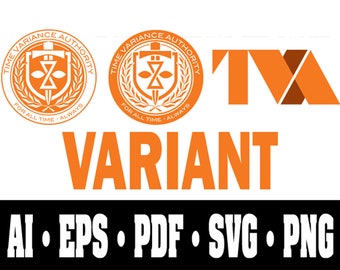 Time Variance Authority TVA crest logo VARIANT vector digital file svg png ai eps pdf