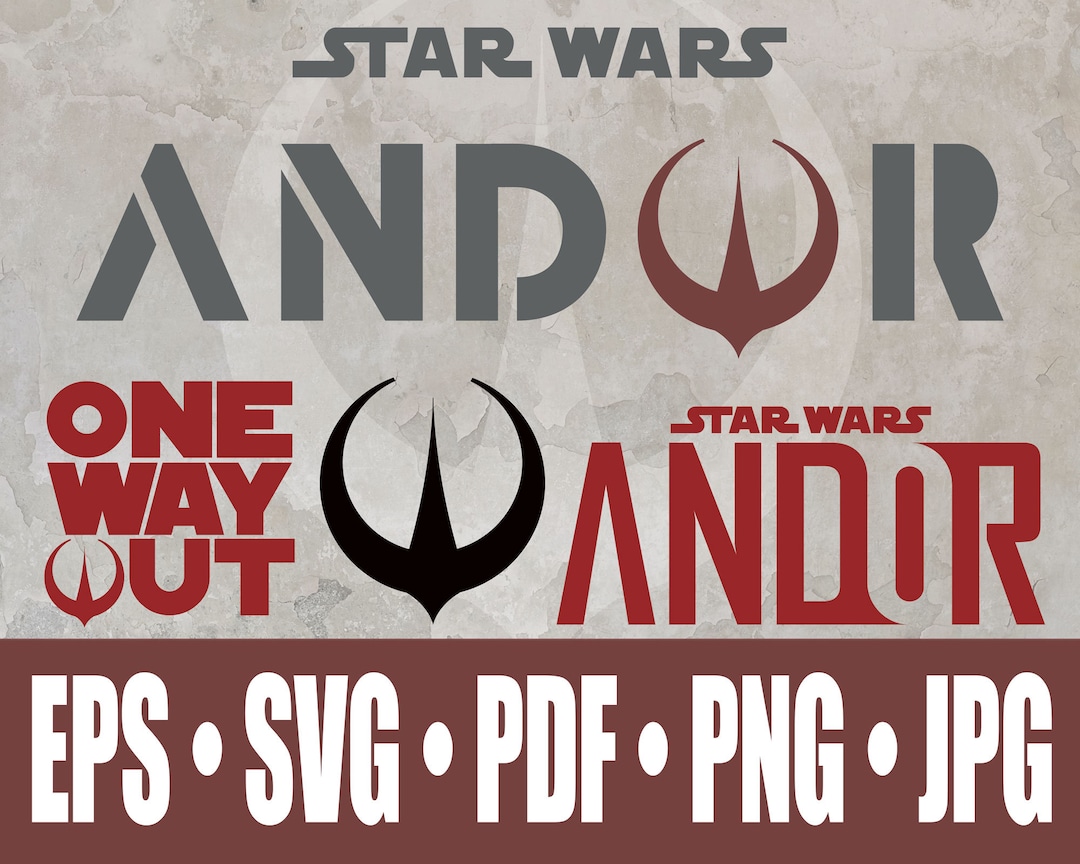 Star Wars Andor SVG PNG EPS Pdf Jpg Logo - Etsy