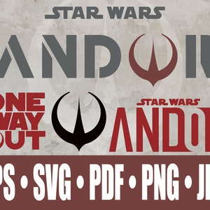 Star Wars Andor SVG PNG EPS pdf jpg Logo