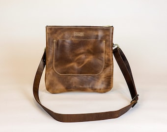 Leather Crossbody Purse Mystery Grab Bag Horween Leather Purse