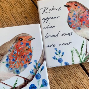 Robin Chunky Ceramic Coasters image 2