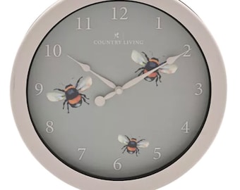 Bees 'Country Living' Outdoor/Indoor Clock