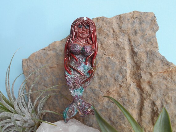 Mermaid Doll Pin/Jewelry/Brooch Mermaid/Goddess o… - image 2