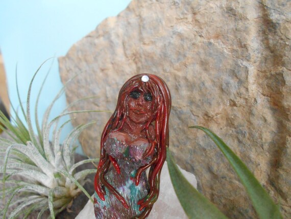 Mermaid Doll Pin/Jewelry/Brooch Mermaid/Goddess o… - image 3