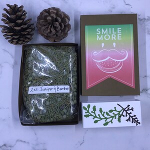 2 oz Juniper with Berries Packet, Wild Mountain Colorado Dried Natural Juniper