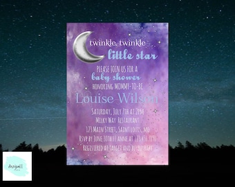 celestial invitation etsy