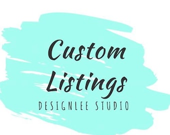 Custom Listing -3x Additional Proofs