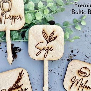 Garden Marker Custom Handmade Plant Stakes for Herb Gardening Gift Garden Stake Vegetable Marker Herb Markers Plant Tags Gardeners Gift
.