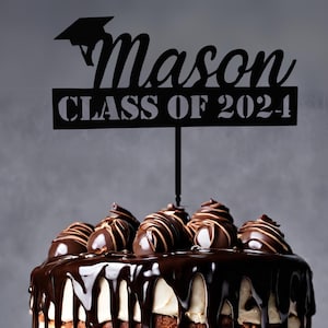Personalized Graduation Cake Topper Graduation Party Décor College Grad Cake Topper High School Grad Cake Topper Cake Custom Graduation Gift