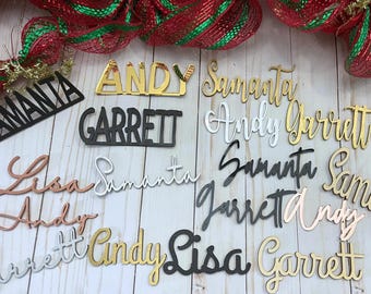 Name Plate Wedding Name Plate Wooden Setting Wedding Name Place Card Personalized Seating Chart Name Tags Place Cards Wedding Place Cards