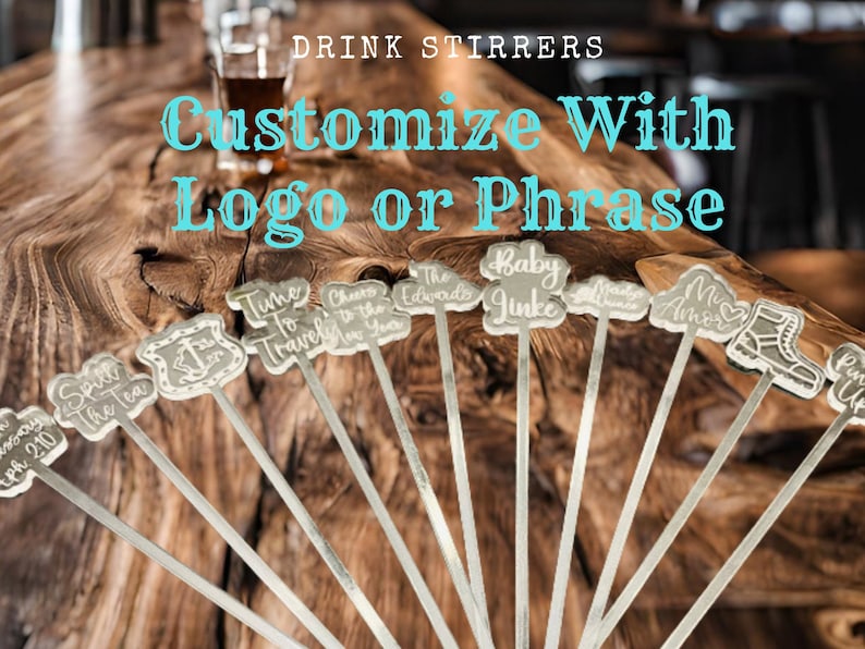 Personalized Drink Stirrer