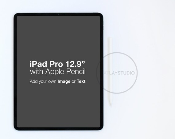 New Mockup Ipad Pro 129 Portrait With Apple Pencil New Mockup Ipad Pro 129 Portrait With Apple Pencil