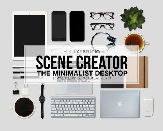 Download Free Mockup Scene Creator 27 Items The Minimalist (PSD ...