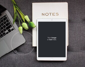 Download IPAD + MACBOOK MOCKUP / Flat Lay Minimalist Styled Stock Photo / #63 - Robotics Vector | Free ...