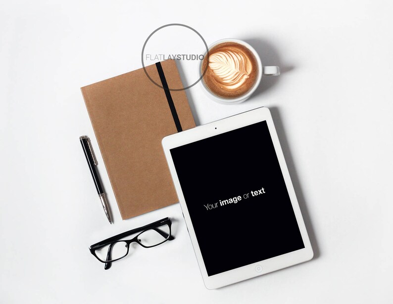 Download IPAD JOURNAL MOCKUP / Flat Lay Minimalist Styled Stock ...