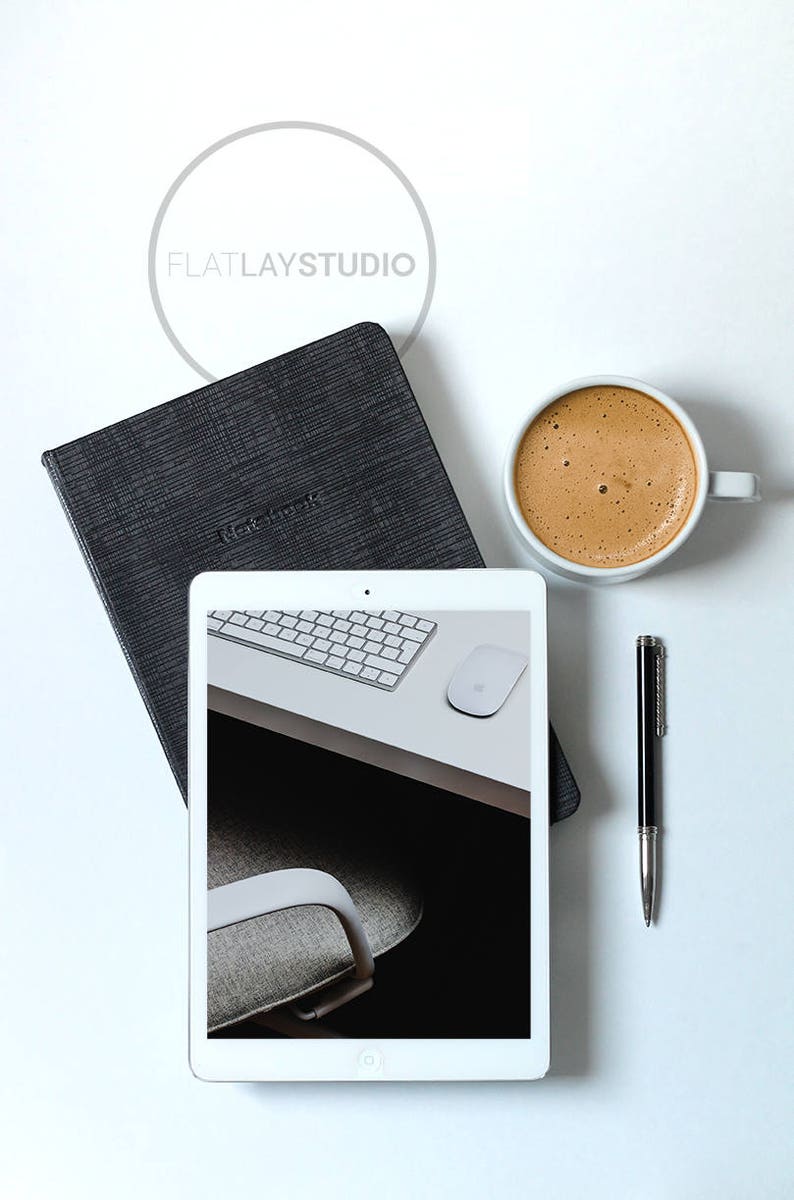 Download IPAD JOURNAL MOCKUP / Flat Lay Minimalist Styled Stock ...