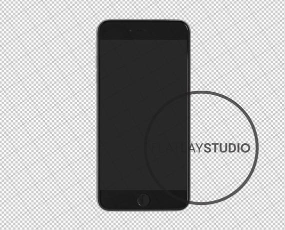 Iphone Transparent Flat Lay Object Etsy