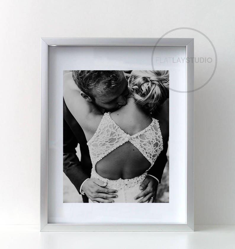 Download SILVER PICTURE FRAME Mockup / Flat Lay Minimalist Styled ...