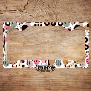 Creative Doodles License Plate Frame - Matches Personalized Plate In Our Shop - Car Accessories - License Plate Cover - Auto Frame