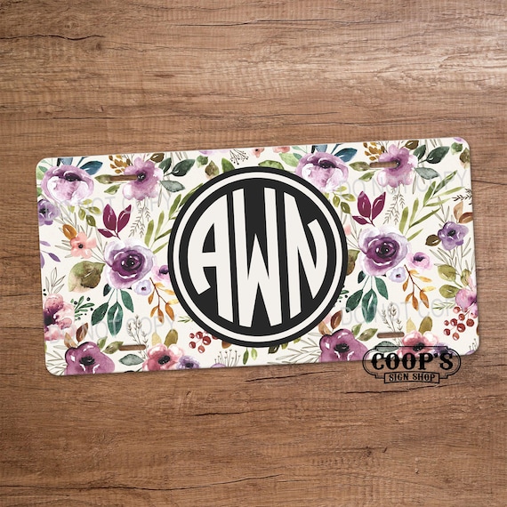 Boho Vanity Plate