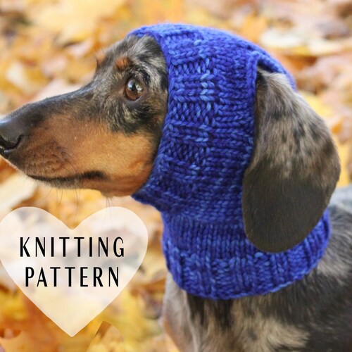 KNITTING PATTERN Small Dog Hat Mini Dachshund Hat Pet - Etsy