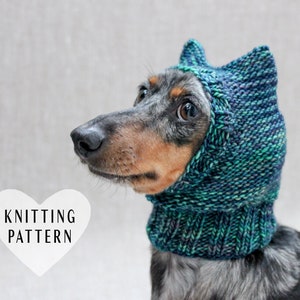 KNITTING PATTERN Mini Dachshund Dog Hat Small Dog Hat Dog - Etsy