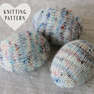 BREIEN PATROON, Paaseieren, Gebreid Speelvoedsel, Paasei Breipatroon, Koigu, Spikkelgaren, Eieren, Egg Cosy, Egg Cover, Paascadeau