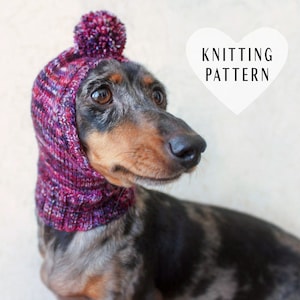 KNITTING PATTERN Small Dog Hat Dachshund Hat Pet Clothes | Etsy