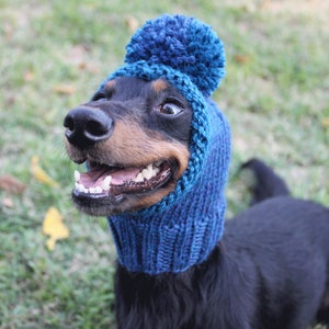 Blue Dog Hat in All Natural Wool and Alpaca image 1