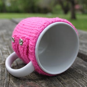 KNITTING PATTERN, Mug Sweater, Mug Cozy, Knit, Knitted, Tea, Cup, Tea Time, Small Gift, Girl Gift, Tea Lover Gift, Housewarming Gift image 10