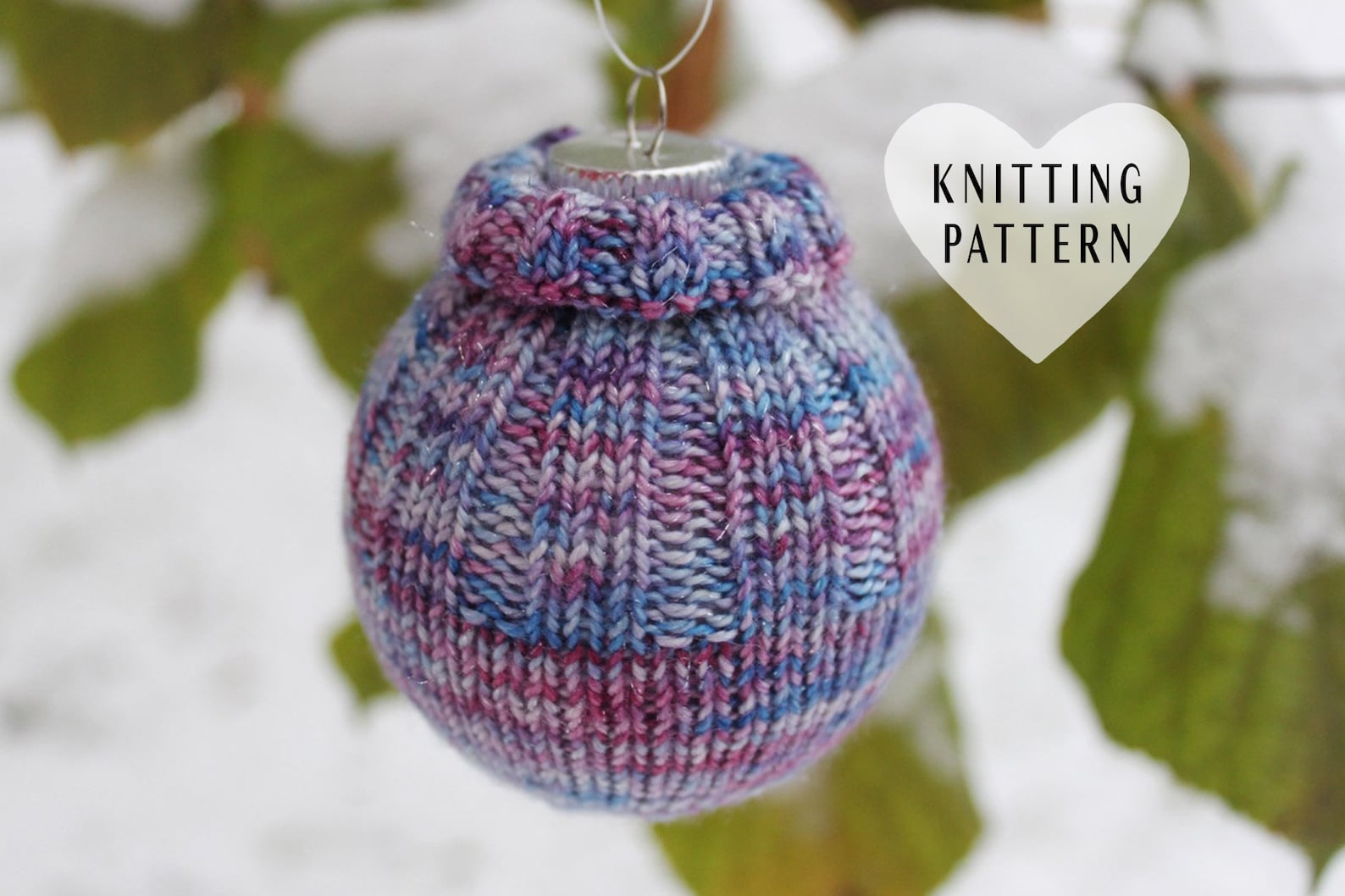 KNITTING PATTERN Knitted Christmas Ornament Knit Etsy