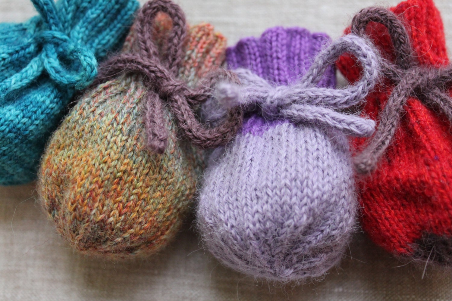 KNITTING PATTERN, Knit Treasure Bag, Scrap, Yarn, Case ...