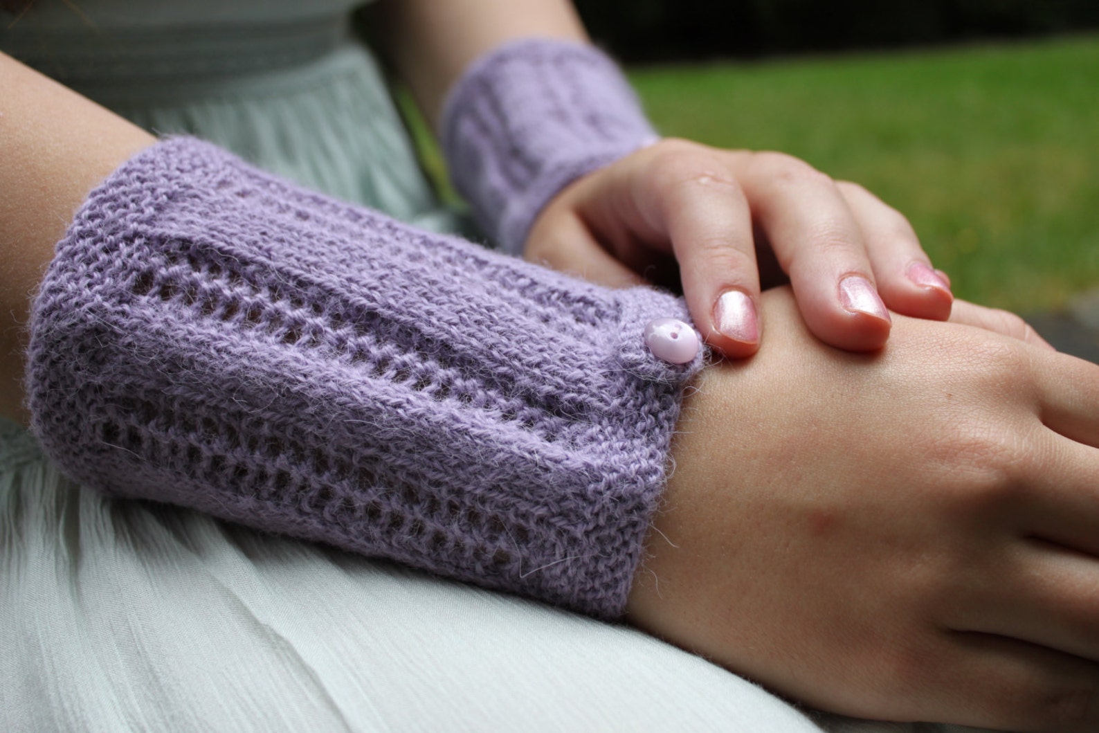 KNITTING PATTERN Slouchy Sleevezees Knitted Cuffs Sleeves Etsy