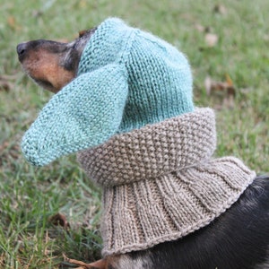 KNITTING PATTERN Small Dog Hat Costume image 6