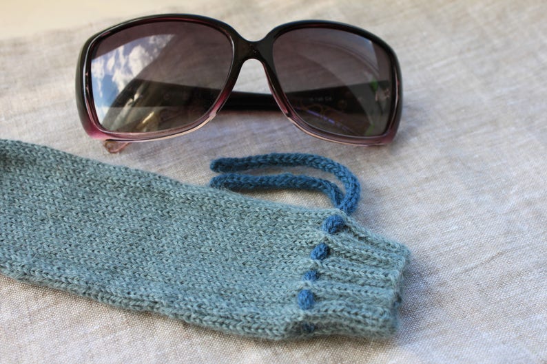 KNITTING PATTERN Sunglasses Case Knit Knitted Cover Etsy
