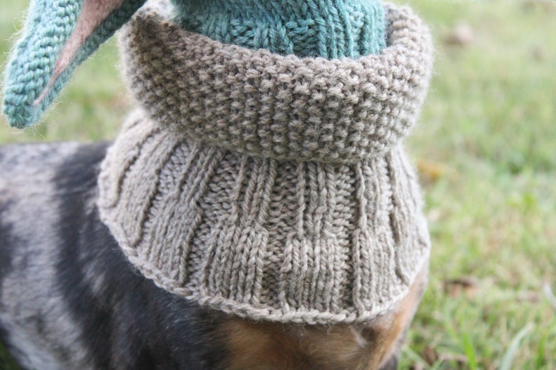 KNITTING PATTERN Small Dog Hat Costume image 8