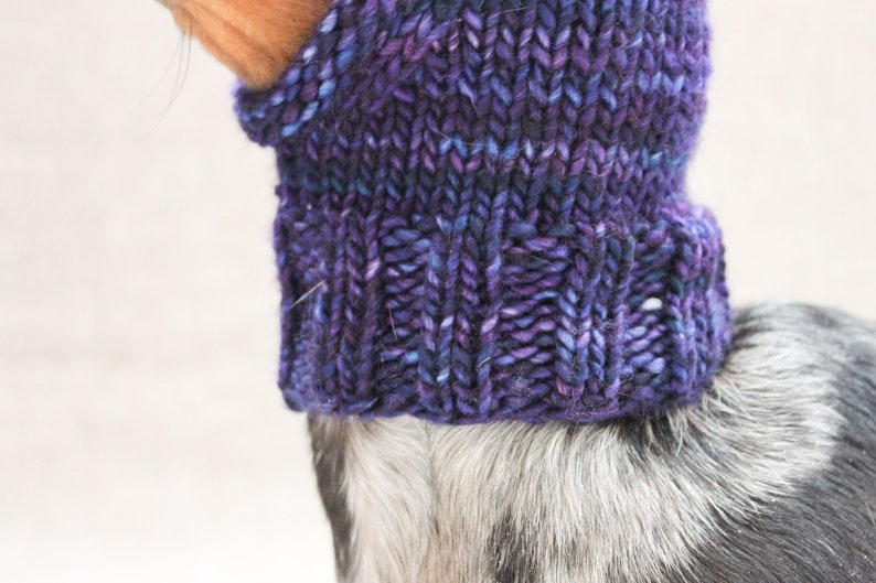 KNITTING PATTERN Chunky Double Pom-Pom Small Dog Hat image 5