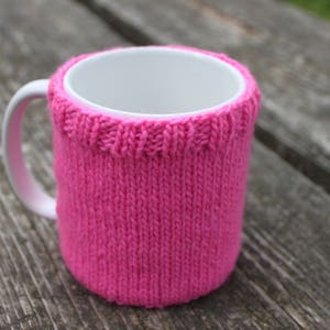 KNITTING PATTERN, Mug Sweater, Mug Cozy, Knit, Knitted, Tea, Cup, Tea Time, Small Gift, Girl Gift, Tea Lover Gift, Housewarming Gift image 8
