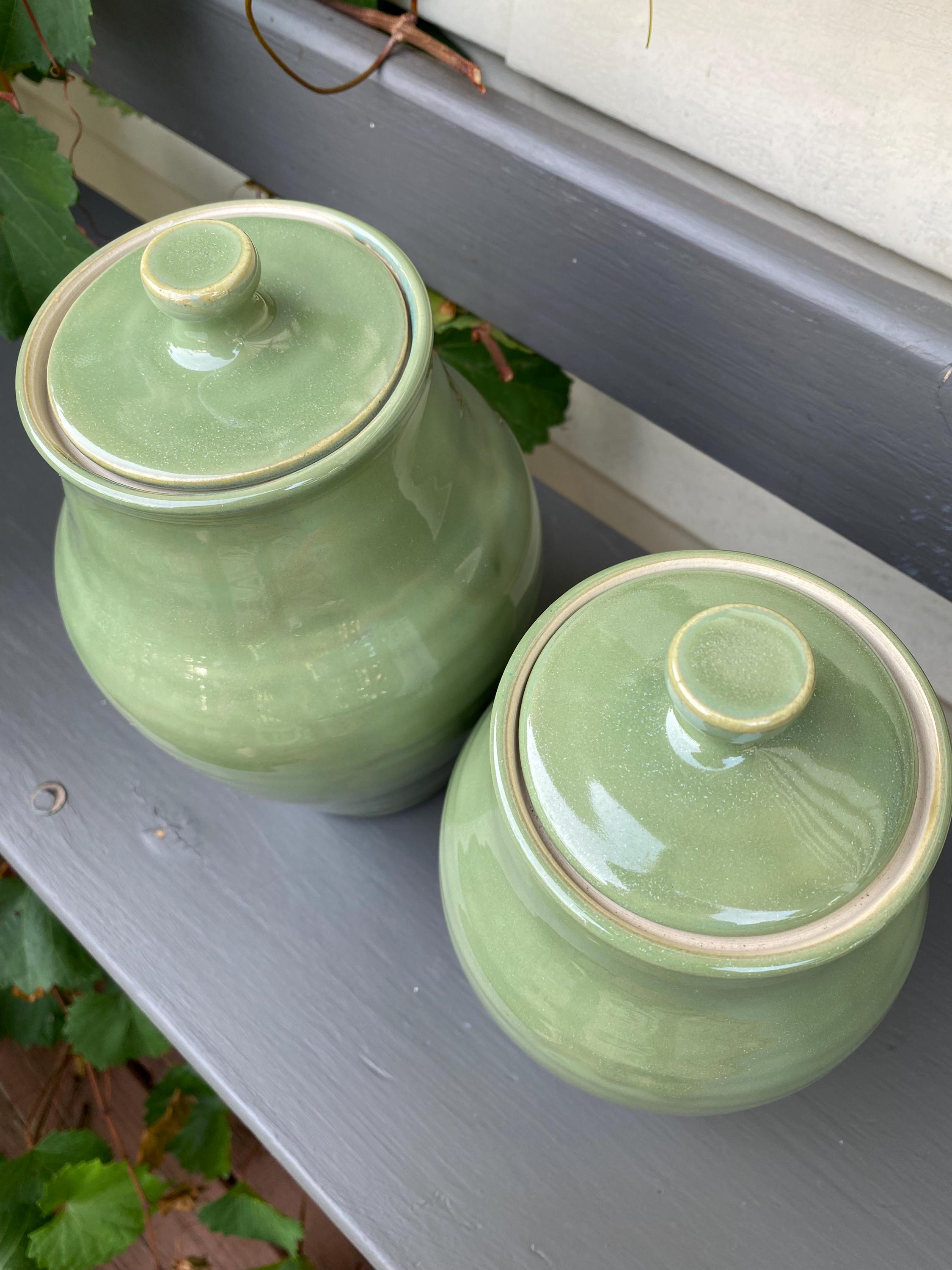 jars ceramic セット Better Homes & Gardens Ceramic 3-Piece Textured Stackable