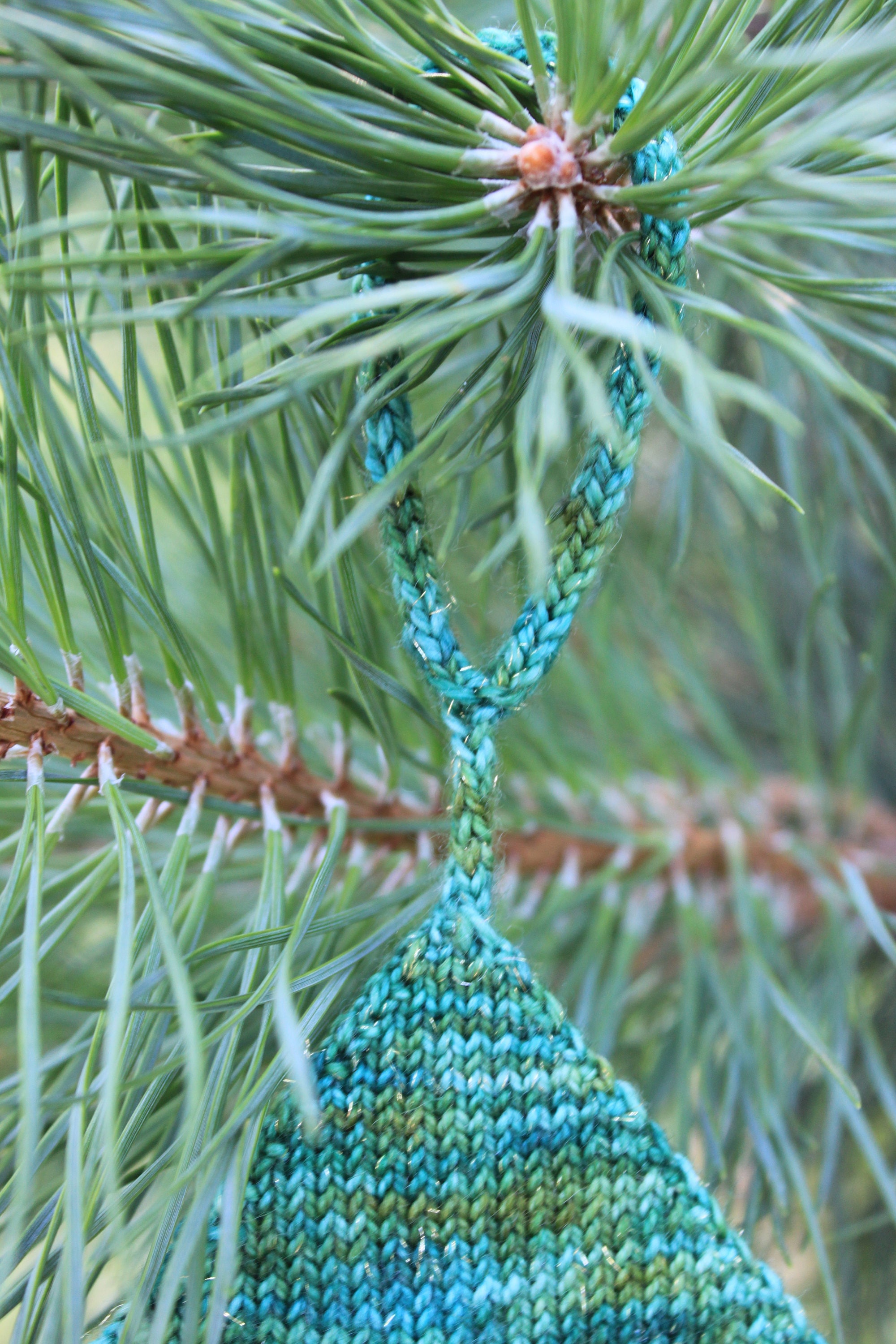 KNITTING PATTERN Christmas Tree Ornament Knit Knitted Etsy