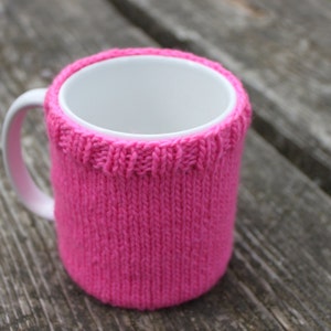 KNITTING PATTERN, Mug Sweater, Mug Cozy, Knit, Knitted, Tea, Cup, Tea Time, Small Gift, Girl Gift, Tea Lover Gift, Housewarming Gift image 5