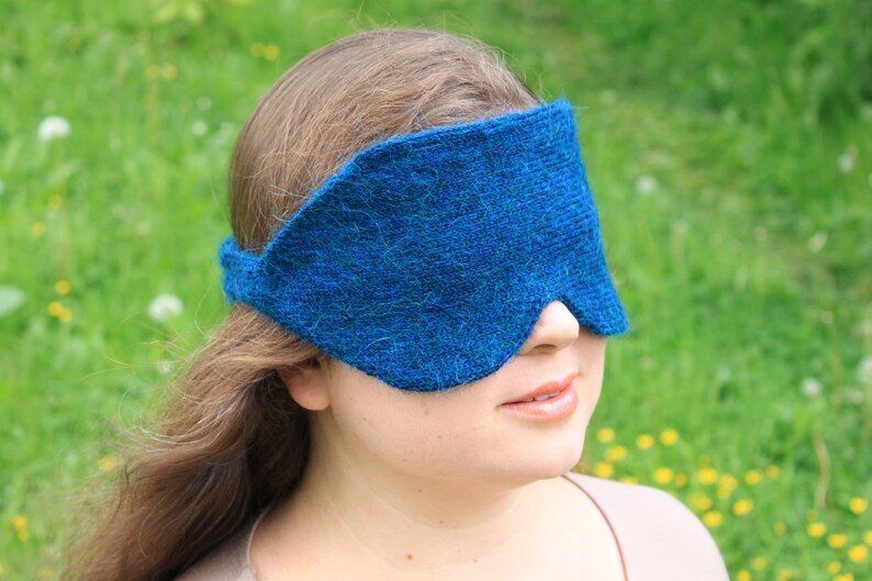 KNITTING PATTERN Eye Mask Eye Cover Sleeping Pillow Etsy