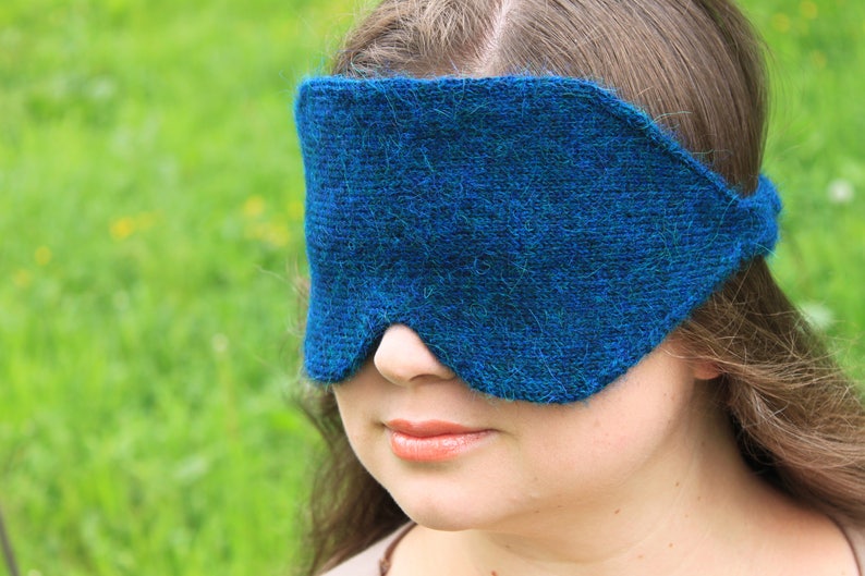 KNITTING PATTERN Eye Mask Eye Cover Sleeping Pillow Etsy