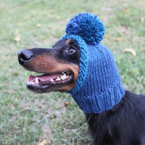 Blue Dog Hat in All Natural Wool and Alpaca image 4