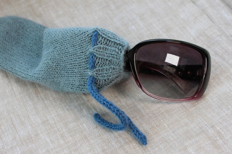 KNITTING PATTERN Sunglasses Case Knit Knitted Cover Etsy